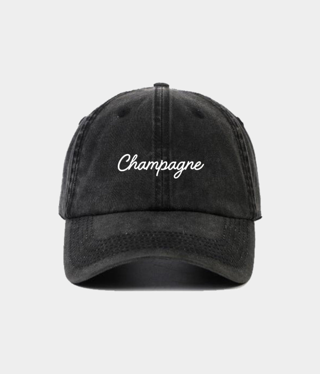 CHAMPAGNE - CURSIVE.